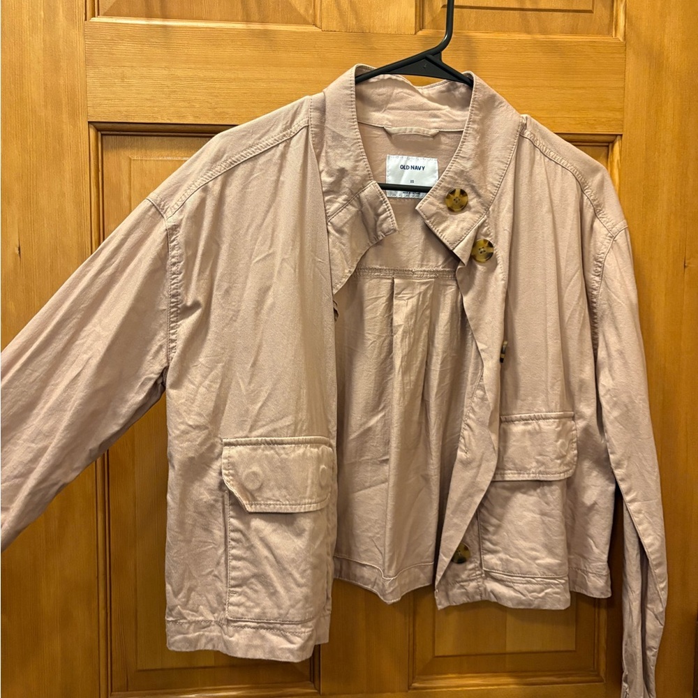 Old Navy Blush Pink Button-Up